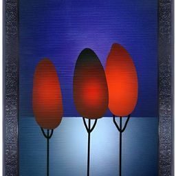 PnF Black & Red Printed Abstract Wall Art-picture-13
