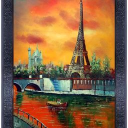 PnF Black & Orange Wooden Other Wall Painting-image-85