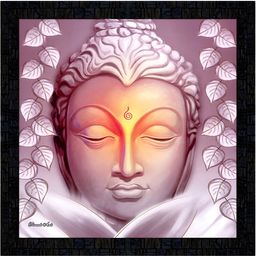 PnF Black & White Wooden Religious Painting Wall Art-picture-46