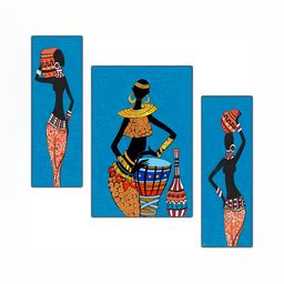 PnF Blue & Orange 3 Pieces Wall Stickers-26