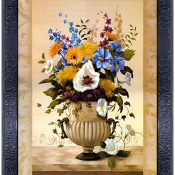 PnF Beige & Black Floral and Botanical  Printed Wall Art-image-60