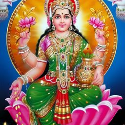 Wallpics Green & Pink Religious Printed Wall Poster-image-52