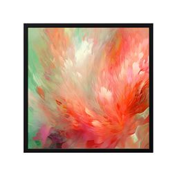 999Store Red & Green Canvas Abstract Painting Wall Art-image-77