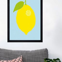 Gallery99 Turquoise Blue Fresh Lemon Wall Art-image-91