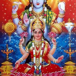 Wallpics Blue & Red Religious Paper Wall Poster-image-85