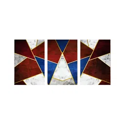 999Store Red & White 3 Piece Canvas Painting Wall Arts-picture-21