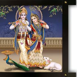 PnF Black & Maroon Wooden Religious Painting Wall Art-image-89