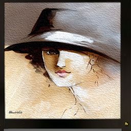 PnF Black & Beige Wooden Printed Wall Art-image-89