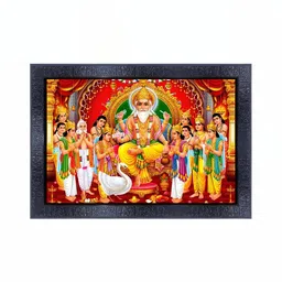 PnF Black & Red Religious Wall Painting-image-19