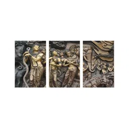 999Store Brown 3 Pieces Canvas Paintings Wall Art-picture-32
