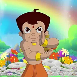 British Terminal Brown & Green Chota Bheem Wall Poster-image-67