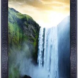 PnF Black & Green Wooden Floral And Botanical Wall Painting-image-61