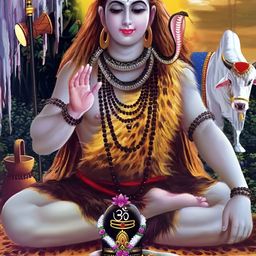 Wallpics Grey & Yellow Paper Religious Wall Poster-image-77