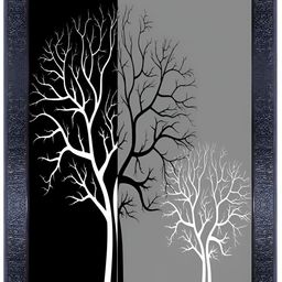 PnF Black & Grey Wooden Floral and Botanical Wall Art-image-99