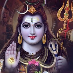 Wallpics Blue & Green Religious Paper Paintings Wall Art-26