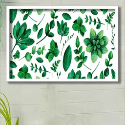 SAF Green & White Painting Wall Art-image-10