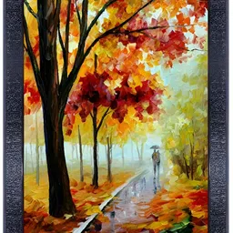 PnF Black & Orange Floral and Botanical Wall Art-picture-54