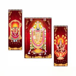 PnF Red & Yellow 3 Pieces Religious Wall Arts-image-95