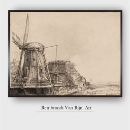 The Art House Beige & Black Wooden Painting Wall Art-image-82