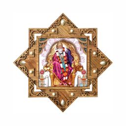 PnF Beige & White Religious Wooden Painting Wall Art-image-87