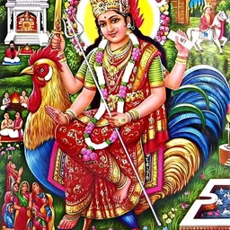 Wallpics Red & Green Religious Printed Waterproof Wall Poster-picture-20