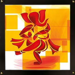PnF Black & Orange Religious Wall Art-picture-44