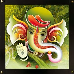 PnF Black & Green Religious Wall Art-picture-24