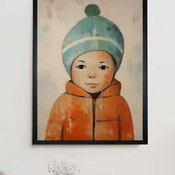 SOWPEACE Rust & Beige Canvas Wall Photographs-1