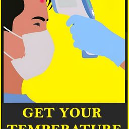 Wallpics Yellow & Blue Printed Fully Waterproof Wall Poster-image-89