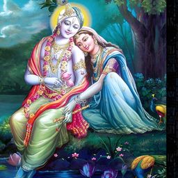 PnF Black & Blue Religious Painting Wall Art-image-91
