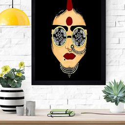 Gallery99 Beige & Black Always Believe In Yourself Texture Paper Framed Wall Art-image-4