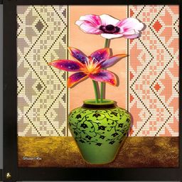 PnF Brown & Green Wooden Floral and Botanical Wall Art-image-64