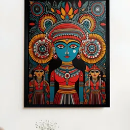 SOWPEACE Red & Blue Canvas Wall Art-picture-50