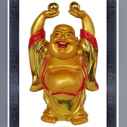 PnF Black & Gold Toned Wooden Religious Wall Painting-image-18