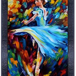 PnF Black & Blue Wooden Abstract Painting Wall Art-image-28