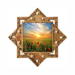 PnF Beige & Green Wooden Floral and Botanical Wall Art-10