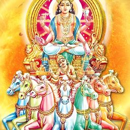 Wallpics Orange & Blue Religious Printed Waterproof Wall Poster-image-44