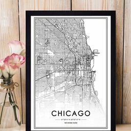 Gallery99 Black & White Modern Art Framed Wall Art-image-22