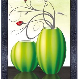 PnF Black & Green Wooden Painting Wall Art-picture-44