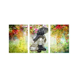 999Store Green & Red 3 Pieces Canvas Painting Wall Arts-picture-36