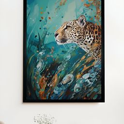 SOWPEACE Teal & Brown Birds and Animals Photographs Wall Art-31
