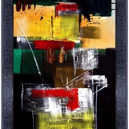 PnF Black & Red Wooden Painting Wall Art-image-49