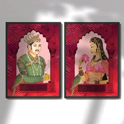 Art Street Black & Red 2Pcs  Other Wall Paintings-8