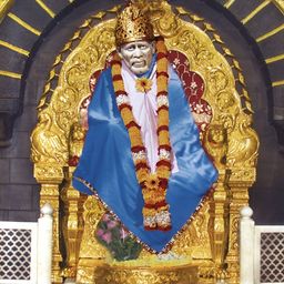 Wallpics Blue & White Sai Baba Printed Wall Poster-image-80