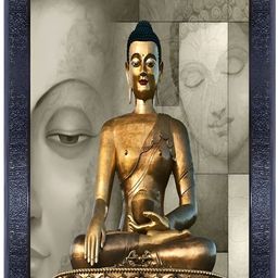 PnF Black & Grey Wooden Painting Wall Art-image-57