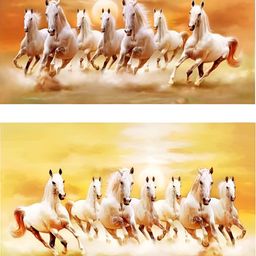 Wallpics White & Orange Printed High Quality Fully Waterproof Wall Sticker-image-70