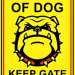 Wallpics Yellow & Red Dog Printed Wall Poster-image-92