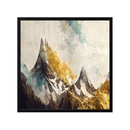 999Store Brown & White Canvas Abstract Painting Wall Art-image-73