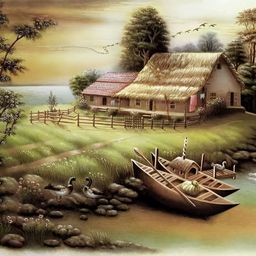 PnF Black & Green Wooden Painting Wall Art-image-51