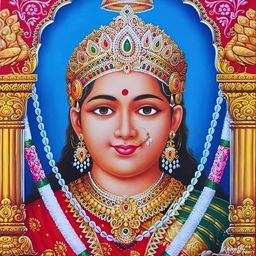 Wallpics Blue & Pink Goddess Printed Religious Waterproof High Quality Wall Poster-26